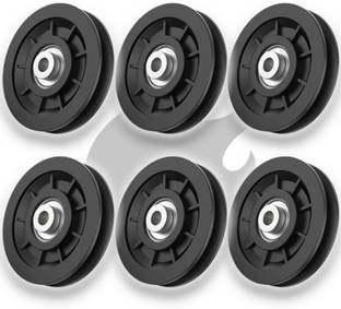 Firehawk 6 Pcs Bearing Pulley Wheel Replace for Gym Equipment Part Cable Merchine Climbing Pulley