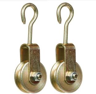 Artic Height Solid Roller Pulley with Hook for Lifting Rope, Gym, Exercise, Climbing, Hanging Climbing Pulley