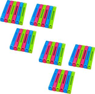 DeoDap Multipurpose Large, Medium ,Small Plastic Pouch/bag/packet Sealing Clips large Plastic Sealing Food Clips