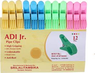 SHIVA Multi Color Plastic Clips for Cloth Plastic Cloth Clips