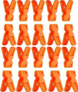 suntushti 20 Pcs Plastic Cloth Hanging Clips Clothes Pegs for Drying,Clothes Hanger Hangin Plastic Cloth Clips