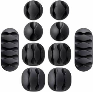 WOYR Premium Quality 10PC Self Adhesive Cable Protector| Cable Wire Protector Cable Protector