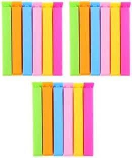 Insidious Extreme Series 6 Small, 6 Medium, 6 Large Food Grade Plastic Pouch/bag/packet Sealing Clips