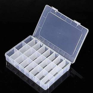 MOOZICO 36 Grid Multipurpose Medicine Jewellery Cosmetic Storage Box Storage Vanity Box Closet Divider