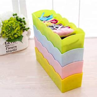 WINCY Drawer Dividers Closet Storage Box, Socks Undergarments Storage Drawer Organiser Drawer Divider