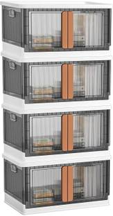 AK10ZONE Cupboard for Clothes Storage for Bedroom Office Closet Divider 4 layer Closet Divider