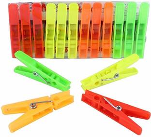 DP COLLECTION Choth Chimti Pack of 24 Plastic Cloth Clips
