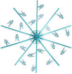 rojeno Heavy Quality Cloth Hanger Set of 24 Plastic Cloth Clips (Multicolor) Plastic Cloth Clips