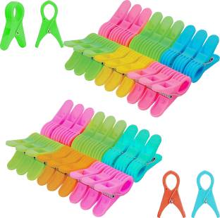 Decaleast DECALEAST Heavy Clips for Cloth Drying Plastic Cloth Clips