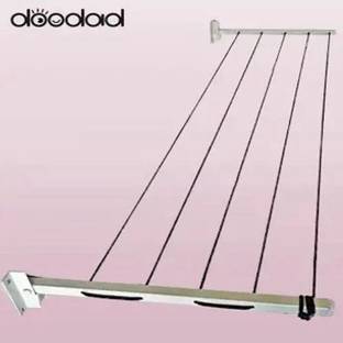 doodad Steel Wall Cloth Dryer Stand CDS-MSWM5T_WHT