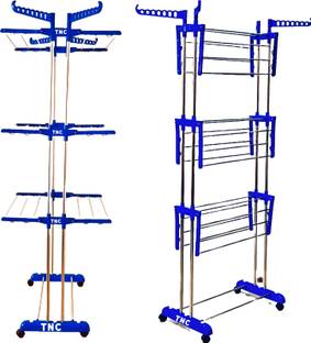 TNC by TNC Steel Floor Cloth Dryer Stand T-CDS-B2SS-0110