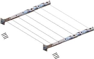Q1 Beads Steel Wall Cloth Dryer Stand 7 Holes Foldable Clothes Drying Stand Wall Mounted Hanger