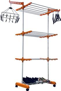FAVOUR Steel Floor Cloth Dryer Stand O1MS-008