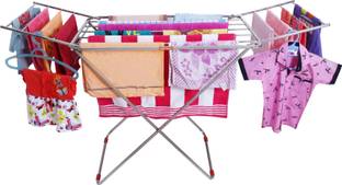 PROJAIN STEEL Steel Floor Cloth Dryer Stand SS-RODE-BED