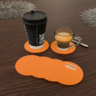 HOMESTIC Round Rubber Coaster Set