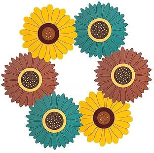 Besillia Round Nylon, PVC Coaster Set