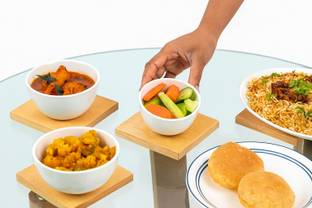 NCR Square Reversible Wood Coaster Set