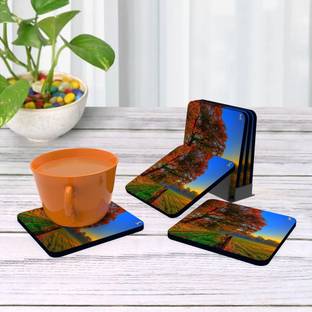 Sheen Kraft Square Wood Coaster Set