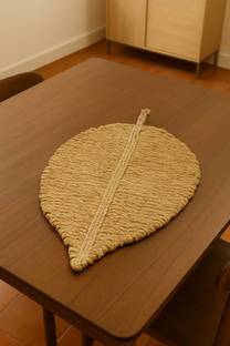padma enterprise Heart Reversible Jute Coaster