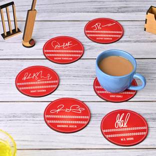 GIFT KYA DE Round Reversible Wood Coaster Set