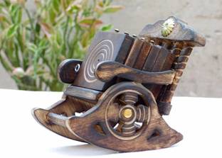 Brother Industries Square Reversible Wood Coaster Set