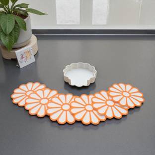 HRs Craft Round Polyester Coaster Set