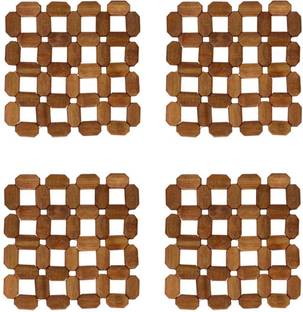 SKYFUN Square Wood Coaster