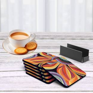 Sheen Kraft Square Wood Coaster Set