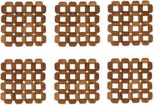 SKYFUN Square Wood Coaster