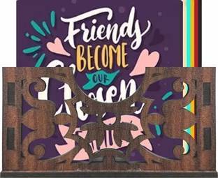 Flipkart SmartBuy Square Reversible Wood Coaster Set