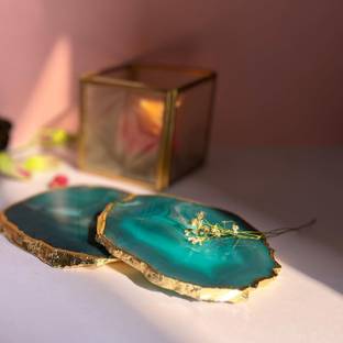 Agatesvibe Round Gemstone, Stone Coaster
