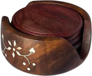 SuperGeneriX Round Wood Coaster