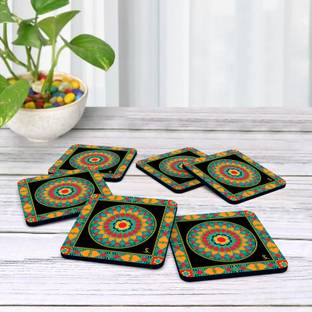 Sheen Kraft Square Wood Coaster Set