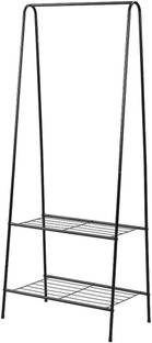 Trendy Clothes Hanger Stand for Bedroom|Easy to Assemble Garments Hanging Rack Metal Coat and Umbrella Stand