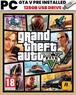 GTA V 2025 PC (GTA V INSTALLED IN USB DRIVE 128GB) Remastered Edition