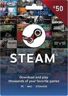 steam gift card 50$