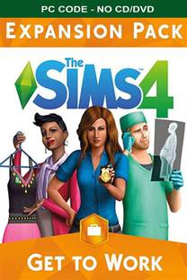 The Sims 4 Get to Work Origin PC Code (NO CD/DVD) Special Edition