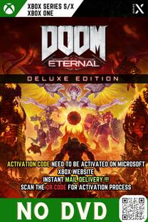Doom Eternal-Instant Mail Delivery (ONLY ACTIVATION CODE, NO CD) Deluxe Edition
