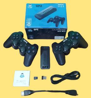 GPZ M33 Game stick HD Wireless 35K+ inbuilt 3D & Retro 37K GAMES HD Edition