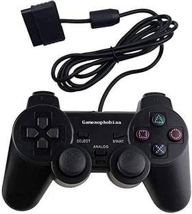 PS2 Wired DualShock 2 Controller with Vibration & Analog Sticks - Black Limited Edition