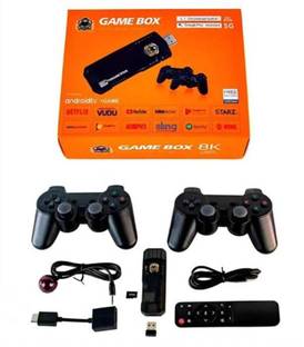 Android TV: Game Box 8k Ultra HD Set-Top Box with Dual System Retro 20000+ Games Limited Edition