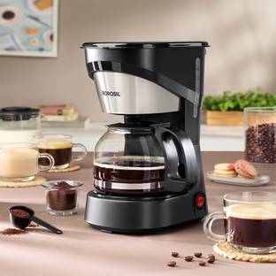 BOROSIL BCM55W01 6 Cups Coffee Maker