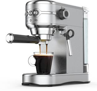 UN1QUE 20 Bar Espresso Coffee Machine with Steam Wand for Latte Espresso and Cappuccino 8 Cups Coffee Maker