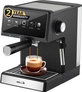 iBELL BARISTAMAX200 Coffee Maker, 1200W, Touch Controls, 20 Bar Pump, Steam Wand,1.8 L Coffee Maker