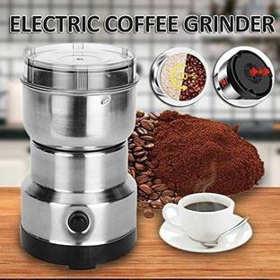 FIVANIO Portable Coffee Bean Seasonings Spices Mill Powder Machine Grinder Personal Coffee Maker