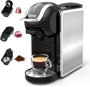Costar 3-in-1 Espresso Machine, 20 Bar Coffee Maker Compatible with Nespresso Original 10 Cups Coffee Maker