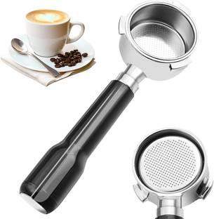 SERPLEX Compatible With Espresso Machine Bottomless Portafilter Steel Coffee Filter Personal Coffee Maker