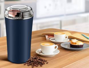 Rudra STAINLESS STEEL COFFEE GRINDER MACHINE Personal Coffee Maker