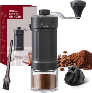 SERPLEX Manual Burr Coffee Grinder Conical Ceramic for Espresso Hand Muller Grinder