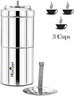 MISSIPPI 300 ml Coffee Filter Drip coffee maker/Filter south Indian style Coffee Filter 3 Cups Coffee Maker